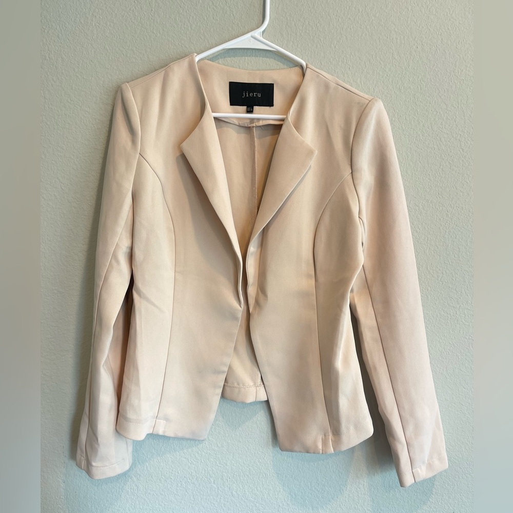 Soft Pink Modern Blazer
